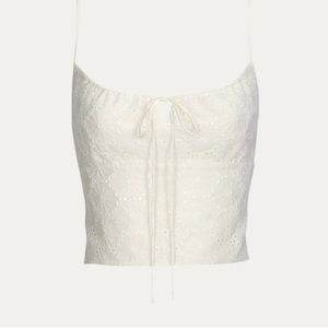Realisation Par Stella Camisole Eyelet Tank Top Shirt